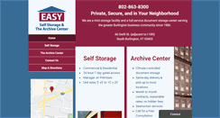 Desktop Screenshot of easyselfstoragellc.com