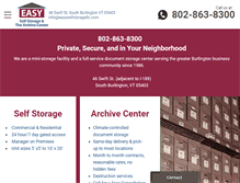 Tablet Screenshot of easyselfstoragellc.com
